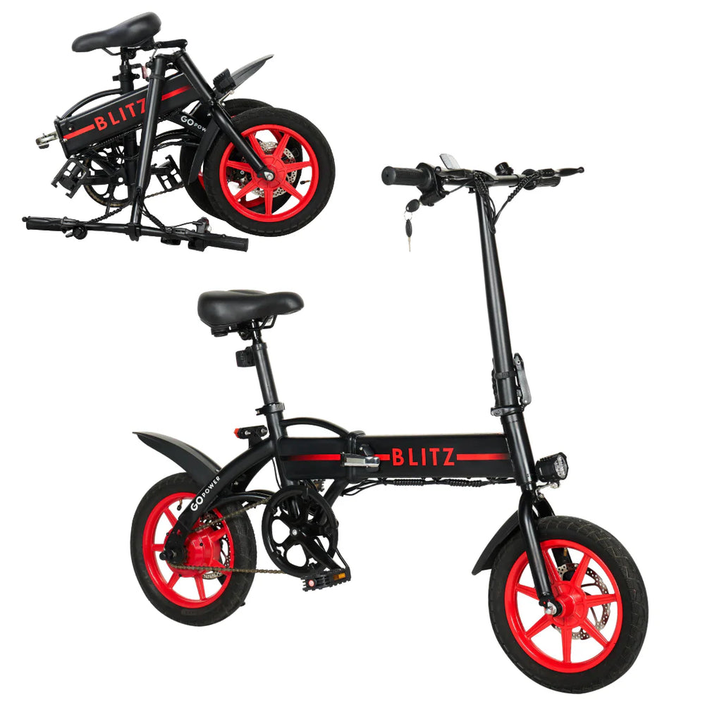 GoPowerBike BD05 Go Blitz Electric Bike 350W 30 Mile Range 20 MPH New