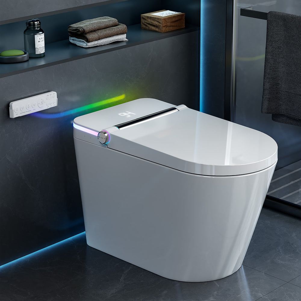 Yulika U5 smart toilet installed in bathroom