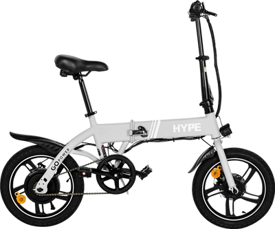 GoPowerBike GoHype Electric Bike Foldable 350W 20 MPH 30 Mile Range Open Box RFB