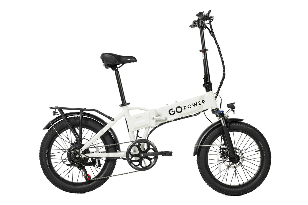 GoPowerBike GoExpress V2 Electric Bike Foldable 750W 50 Mile Range 20 MPH New