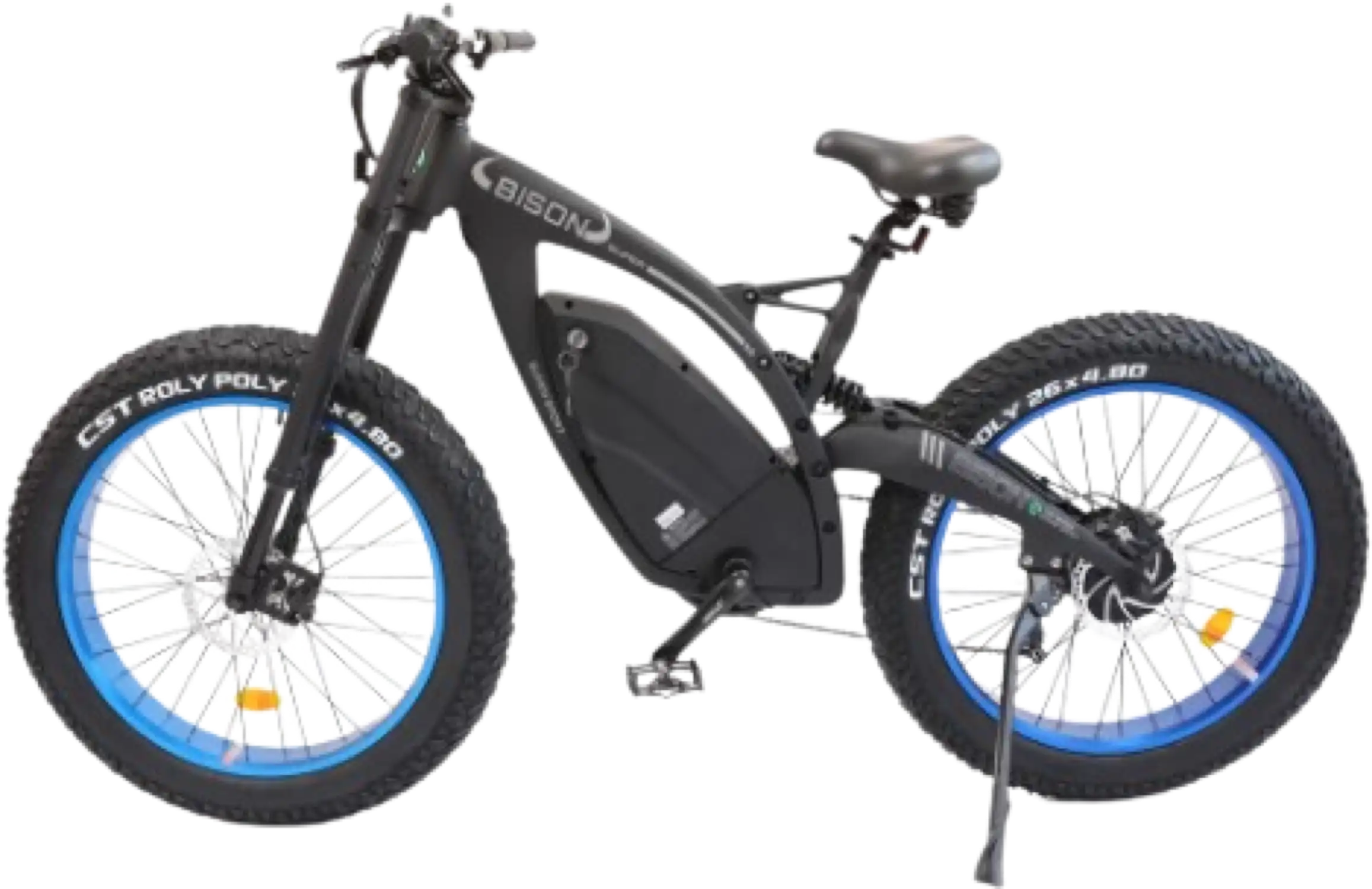 Ecotric Bison E-Bike 48V 17.5AH 1000W 25 MPH Big Fat Tire Blue NS-SON26LCD-BL New