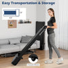 Under desk treadmill with remote control, 2 smooth wheels for easy transport, and 4.7" height for convenient storage.