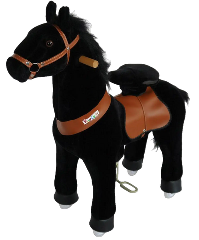 PonyCycle x Vroom Rider VR-N3183 Ride-on Black Horse For for 3-5 Year Olds New