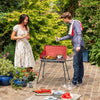 2-in-1 Gas Camping Grill and Stove with 4 Detachable Legs-Red - Gallery View 1 of 10