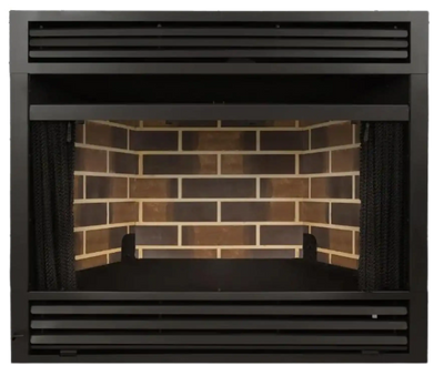 Pleasant Hearth Universal Circulating Zero Clearance 32 in. Ventless Dual Fuel Fireplace Insert New