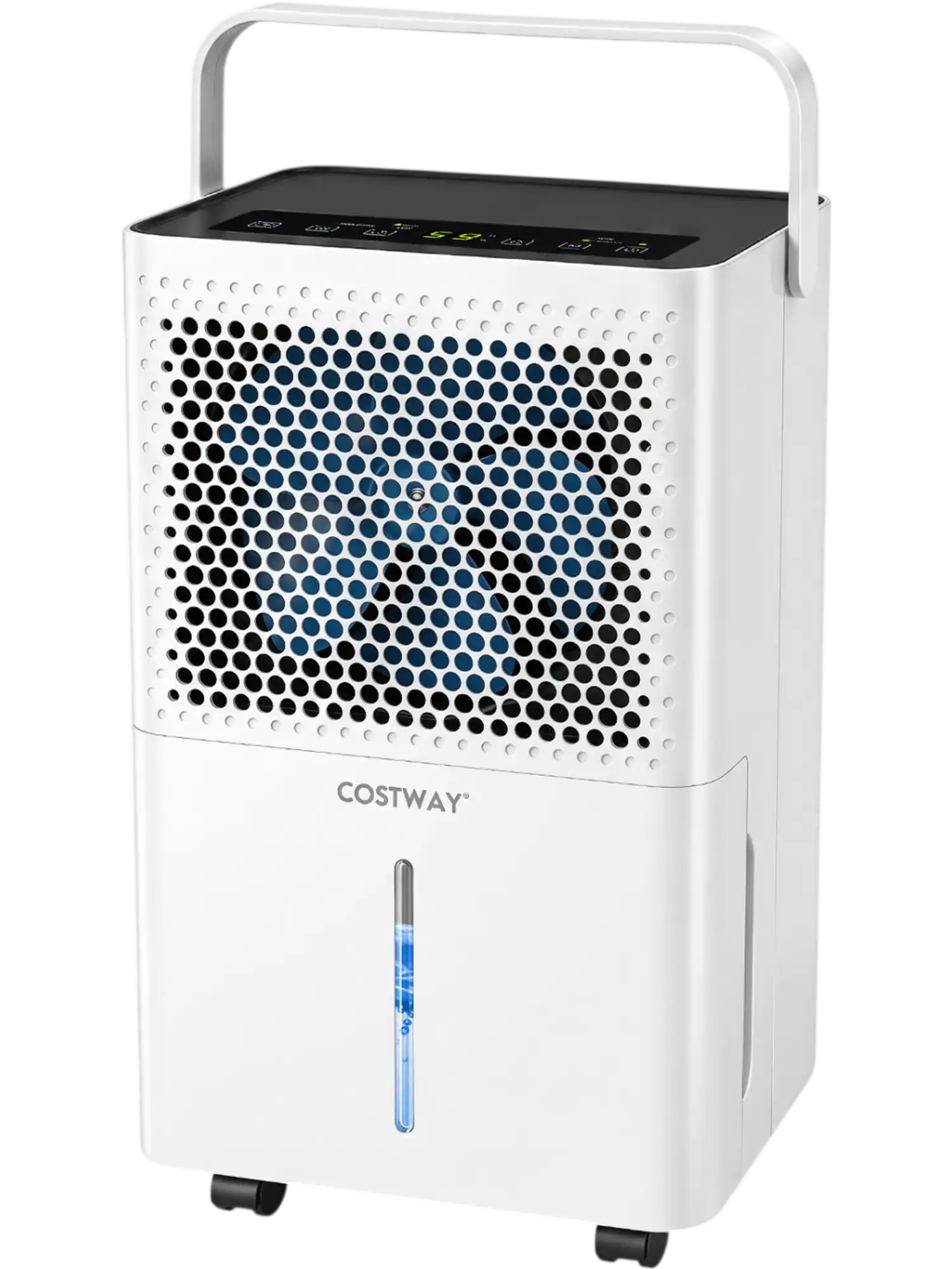 Costway 32 Pint 2000 Sq.Ft Compressor Dehumidifier w/ Drain Hose Smart Humidity Control Bedroom 89138929 New