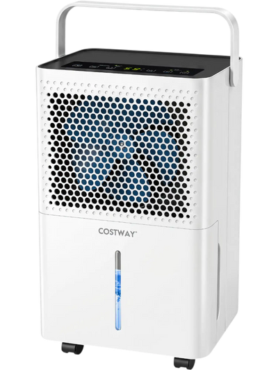 Costway 32 Pint 2000 Sq.Ft Compressor Dehumidifier w/ Drain Hose Smart Humidity Control Bedroom 89138929 New