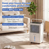 2000 Sq.Ft 32 Pint compressor dehumidifier with smart humidity control, ideal for maintaining comfort in bedrooms and basements.