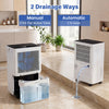 2000 Sq.Ft 32 Pint Compressor Dehumidifier with a 0.54-gallon tank and 2 ft hose for efficient moisture control.