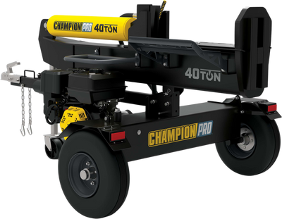 Champion 201091 Pro 40-Ton Log Splitter Horizontal/Vertical Full Beam Gas With Auto Return New