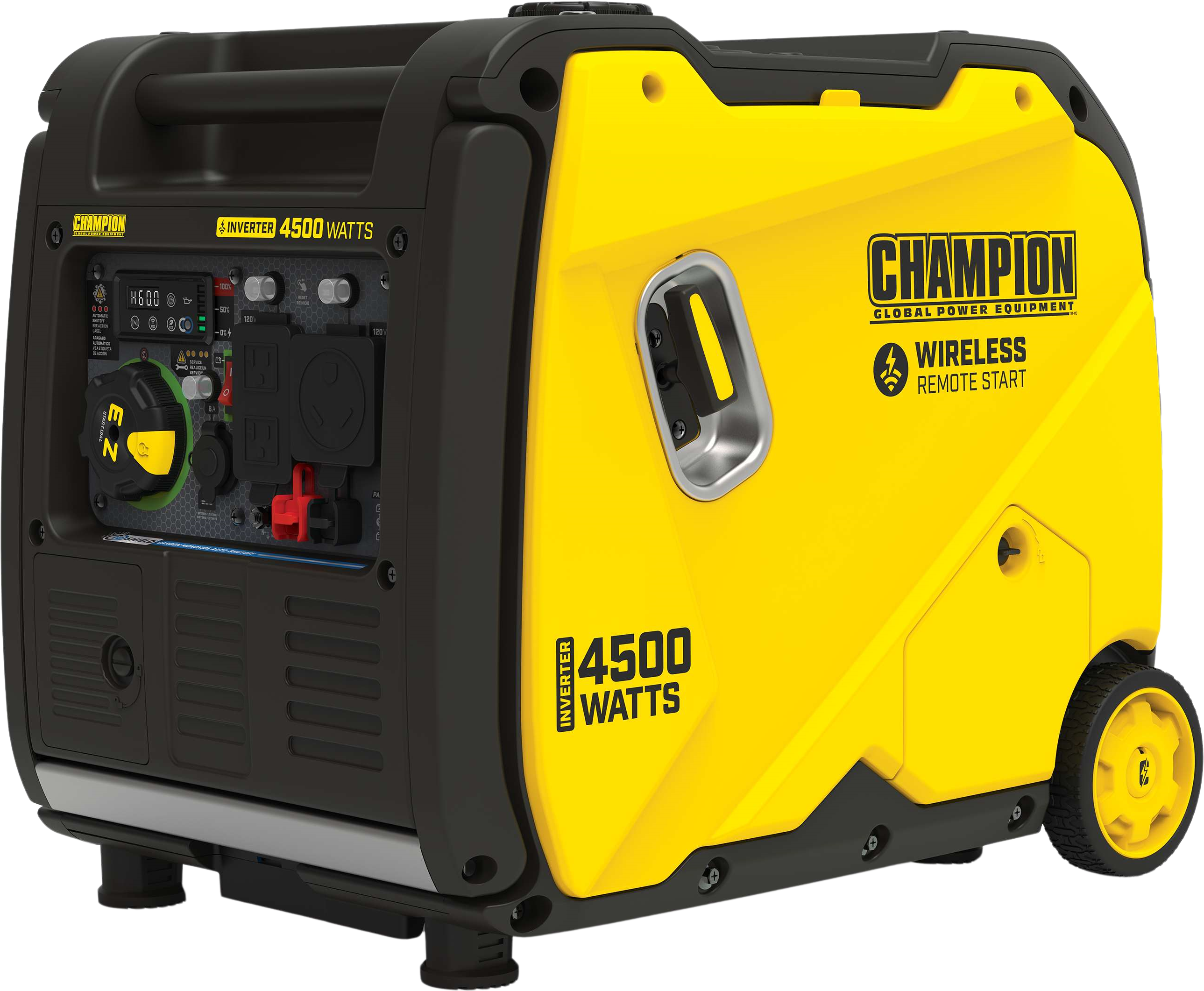 Champion 201184 3500W/4500W Inverter Generator Gas RV and Parallel Ready CO Shield Remote Start New