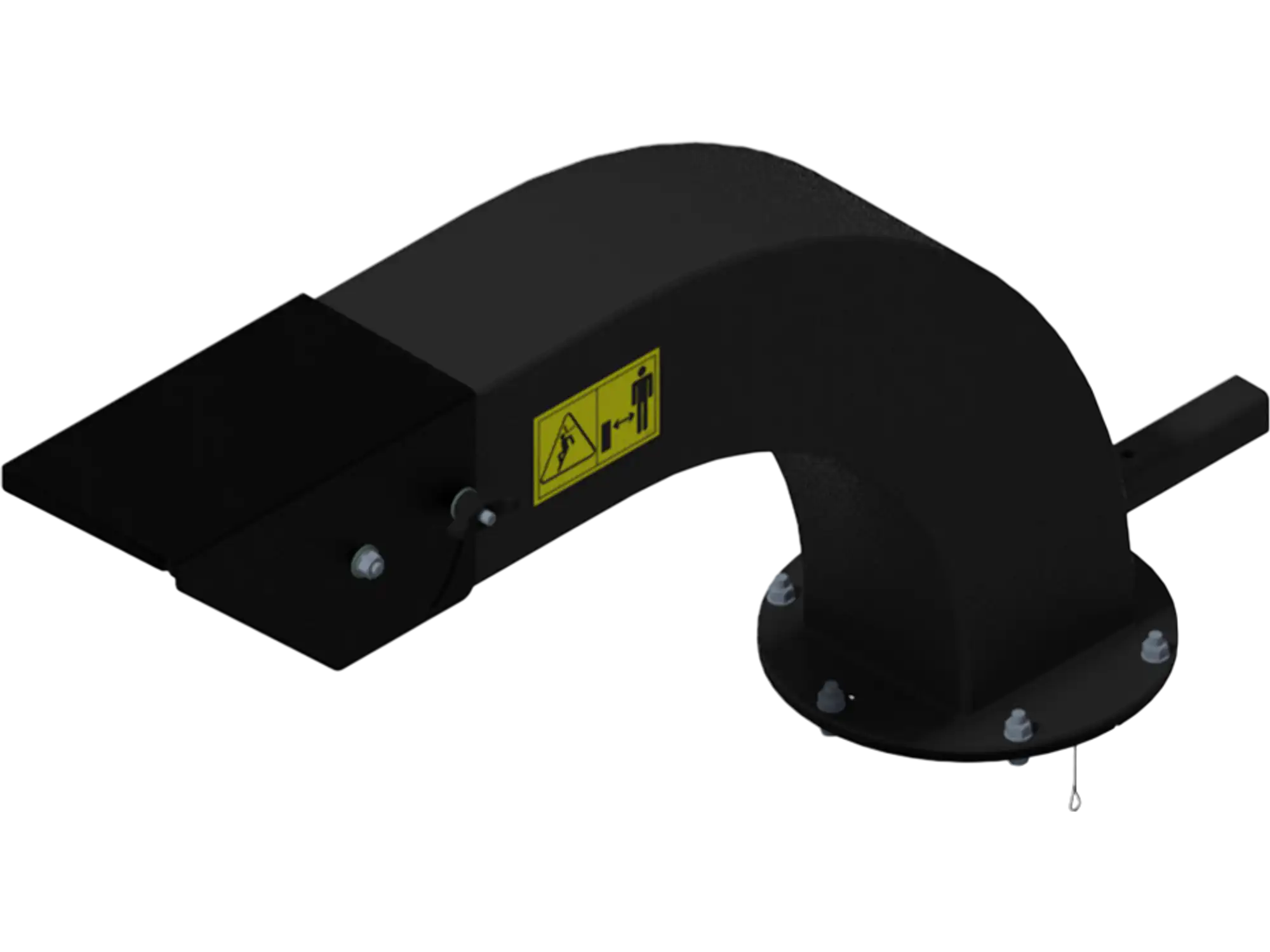 Bear Cat Low Profile Discharge Chute Fits CH911DH New