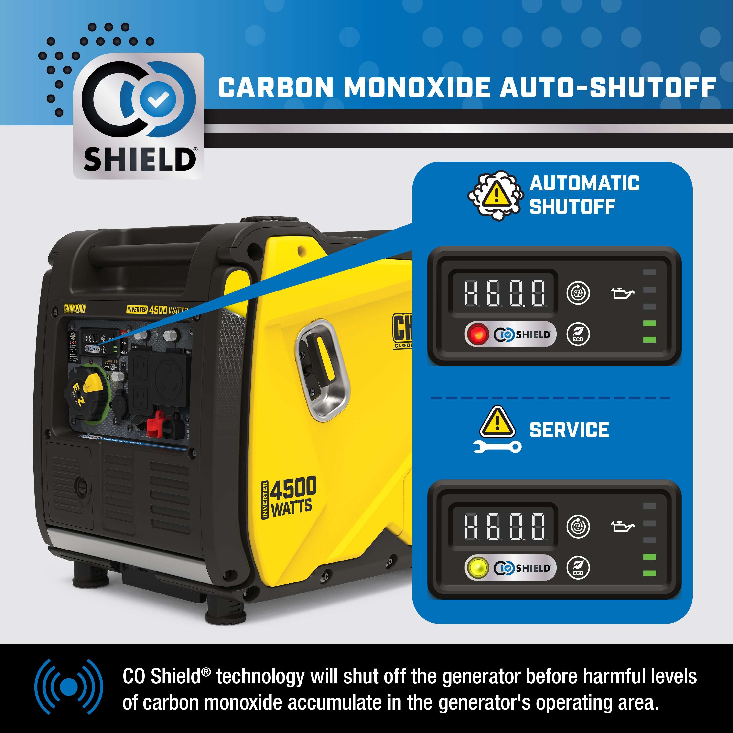 Champion 201318 3500W/4500W Generator Gas Inverter Low