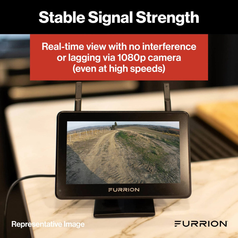 Furrion Vision S+ RV Observation System 7" Monitor Side Cameras with Sharkfin Camera New