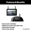 Furrion Vision S+ RV Backup Camera System 5" Monitor Rear Sharkfin Camera New
