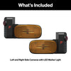 Furrion Vision S+ RV Observation System Left & Right Side Cameras with LED Marker Lights New