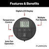 Furrion Chill RV Wall Thermostat Standard Single-Zone Backlit LED New