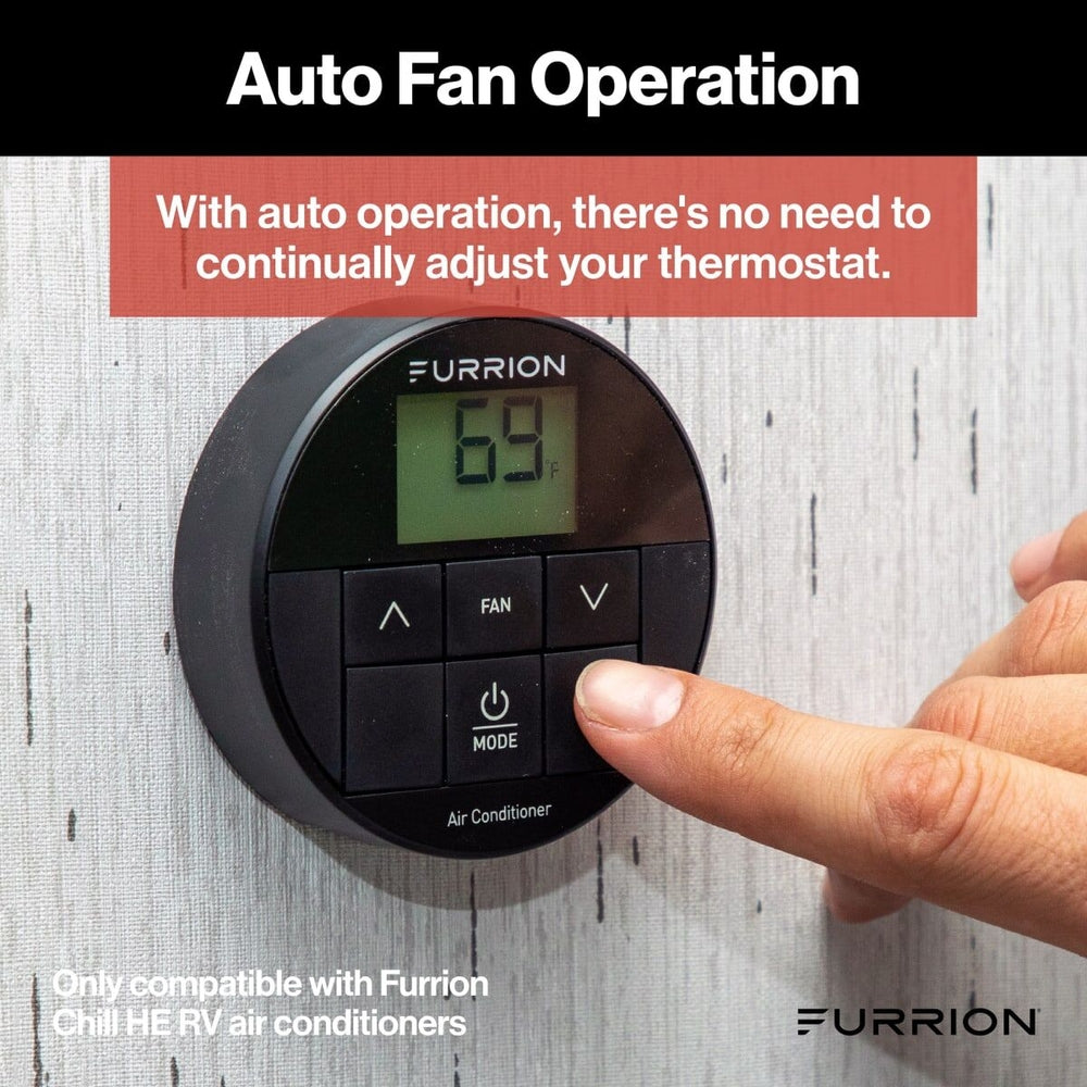 Furrion Chill RV Wall Thermostat Standard Single-Zone Backlit LED New