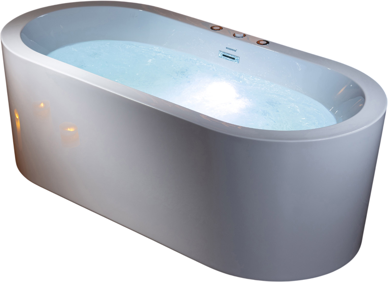 WOODBRIDGE BJ200 Soaking Combination Tub 66.5 x 32 in. Whirlpool and Air Massage Heated New