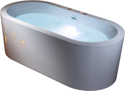 WOODBRIDGE BJ200 Soaking Combination Tub 66.5 x 32 in. Whirlpool and Air Massage Heated New