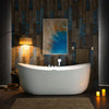 WOODBRIDGE Soaking Combination Tub 72 x 35 in. Whirlpool and Air Massage Heated Chrome Faucet New