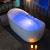 WOODBRIDGE Soaking Combination Tub 72 x 35 in. Whirlpool and Air Massage Heated Chrome Faucet New