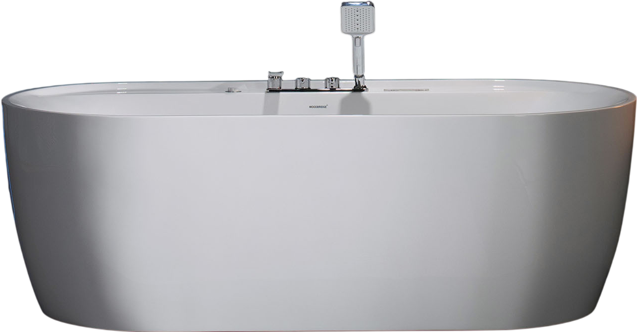 WOODBRIDGE Combination Tub 72 x 35 in. Whirlpool Air Massage Heated Straight Top with Faucet New