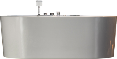 WOODBRIDGE Soaking Combination Tub 72 x 35 in. Whirlpool Air Massage Heated LED Display with Faucet New