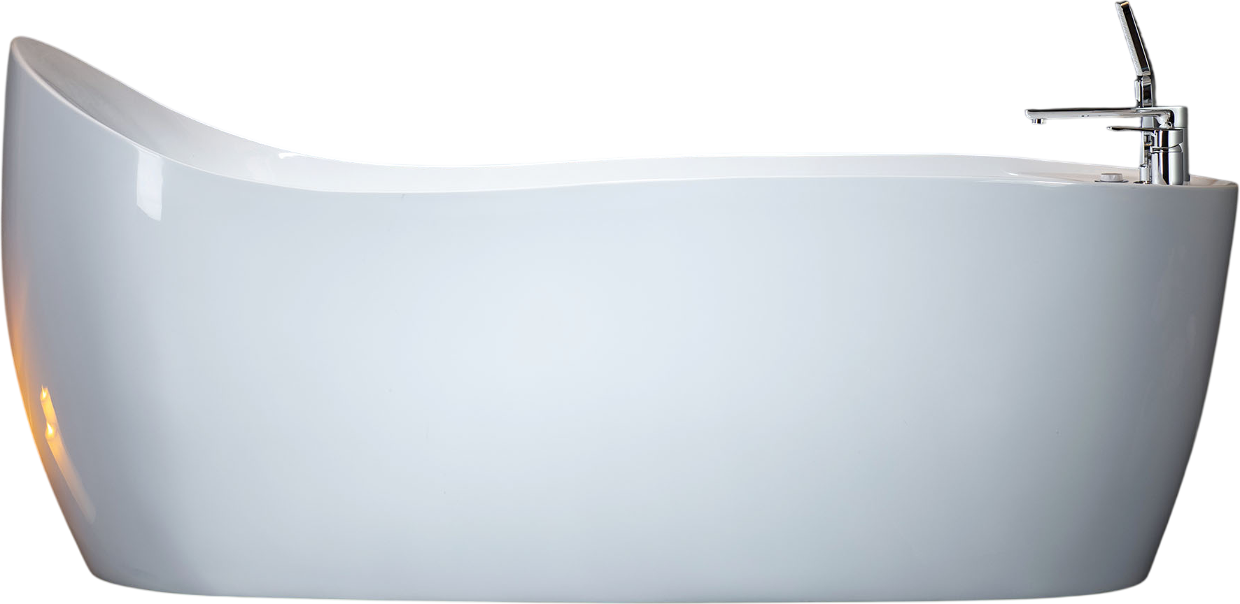 WOODBRIDGE Soaking Combination Tub 71 x 31.5 in. Whirlpool and Air Massage Heated with Faucet New