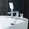 WOODBRIDGE Soaking Combination Tub 71 x 31.5 in. Whirlpool and Air Massage Heated with Faucet New