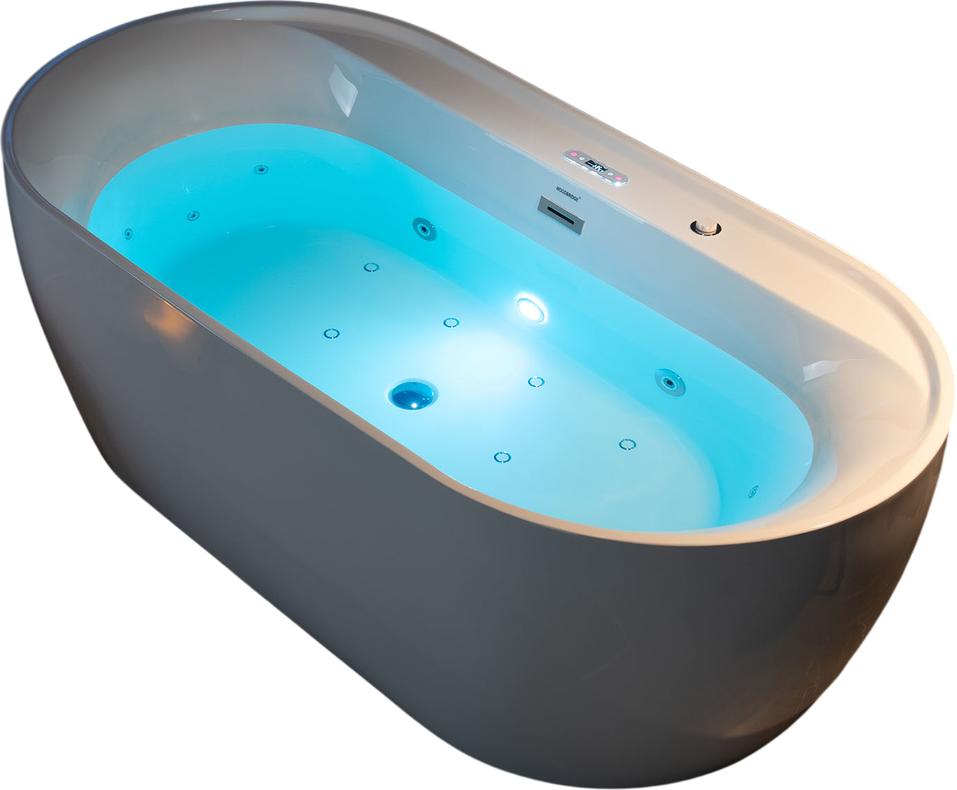 WOODBRIDGE Combination Tub 72 x 35 in. Whirlpool Air Massage Heated Straight Top New