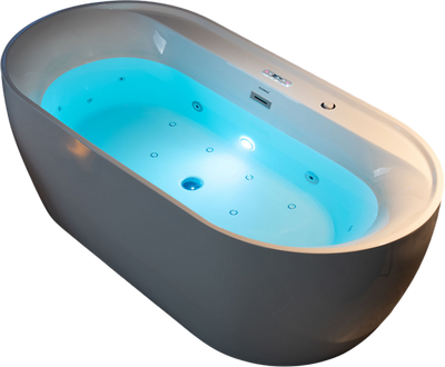 WOODBRIDGE Combination Tub 72 x 35 in. Whirlpool Air Massage Heated Straight Top New