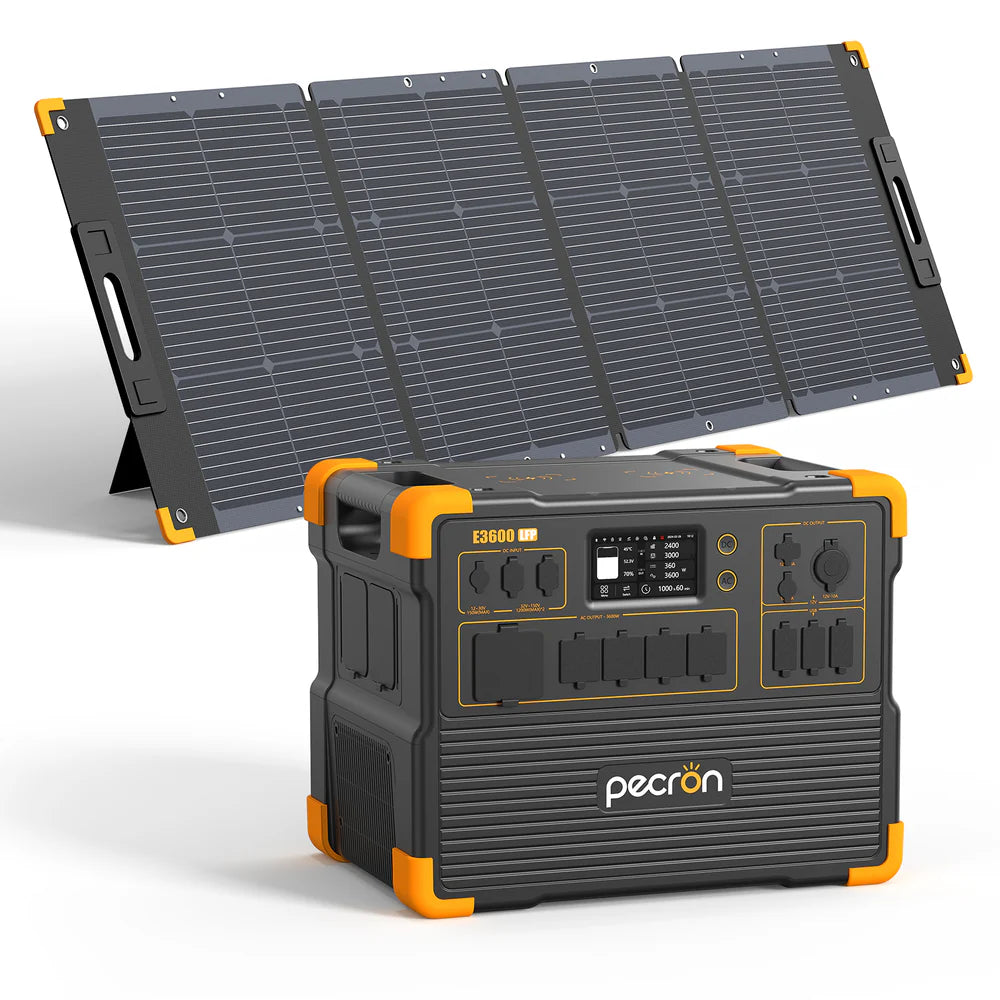 Pecron E3600LFP 3072Wh/3600W Portable Power Station Expandable App Control New