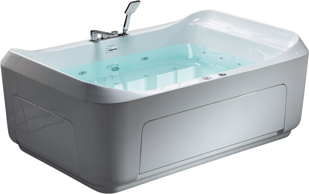 WOODBRIDGE B0091/BTS0091 freestanding whirlpool and air bath tub - main lifestyle image