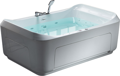 WOODBRIDGE BTS0091 Combination Bathtub 71 x 47 in. Hydrotherapy Whirlpool Air Massage New