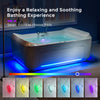 WOODBRIDGE BTS0091 Combination Bathtub 71 x 47 in. Hydrotherapy Whirlpool Air Massage New