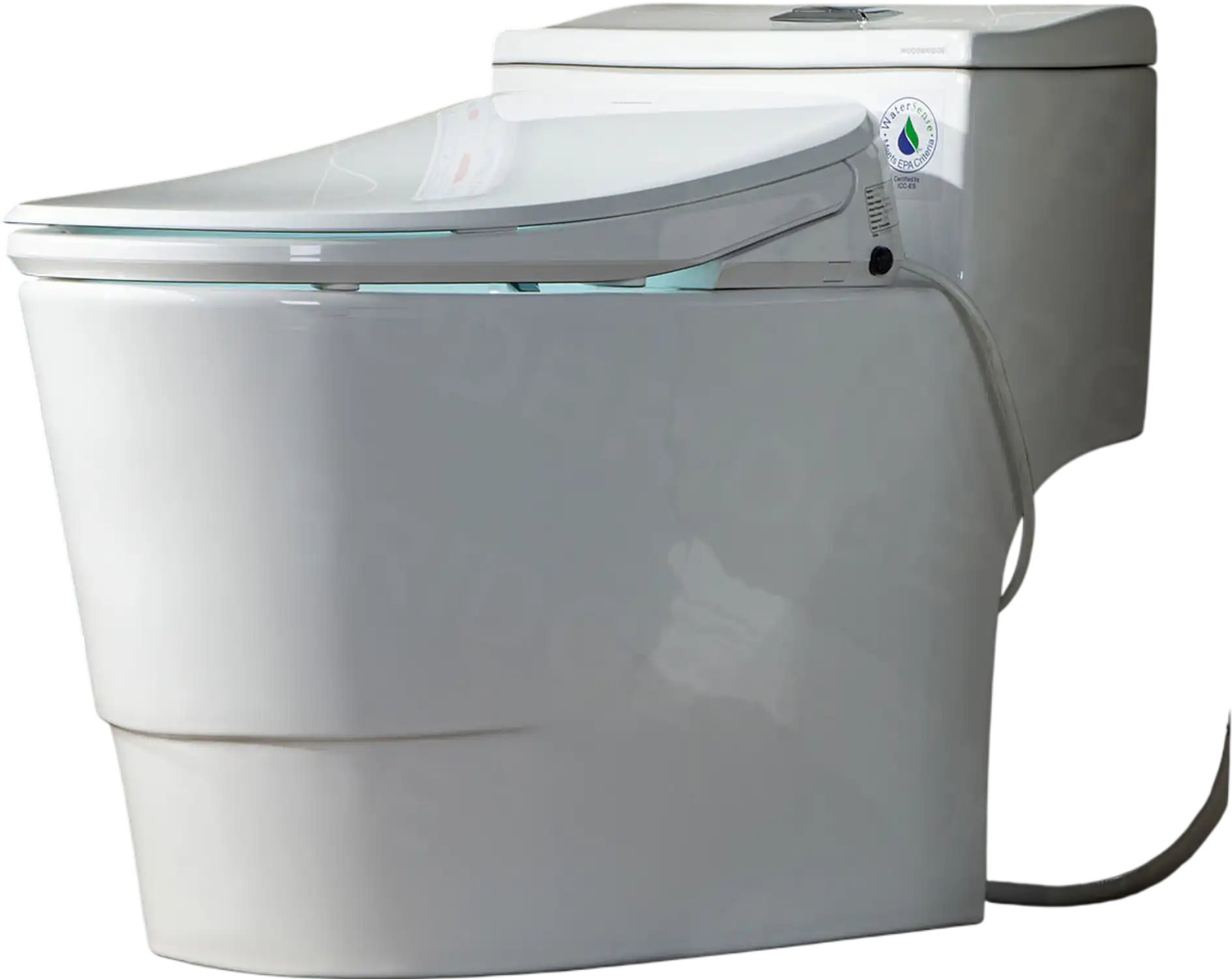 WOODBRIDGE T-0047 Toilet with Advanced Smart Bidet Dual Flush 1.1/1.6 GPF New