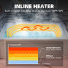 WOODBRIDGE Alcove Bathtub 60 x 30 in. Rectangle Whirlpool Heated Jetted with Left Drain Kit New