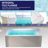 WOODBRIDGE Alcove Bathtub 60 x 30 in. Rectangle Whirlpool Heated Jetted with Left Drain Kit New
