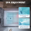 WOODBRIDGE Alcove Bathtub 60 x 30 in. Rectangle Whirlpool Heated Jetted with Right Drain Kit New
