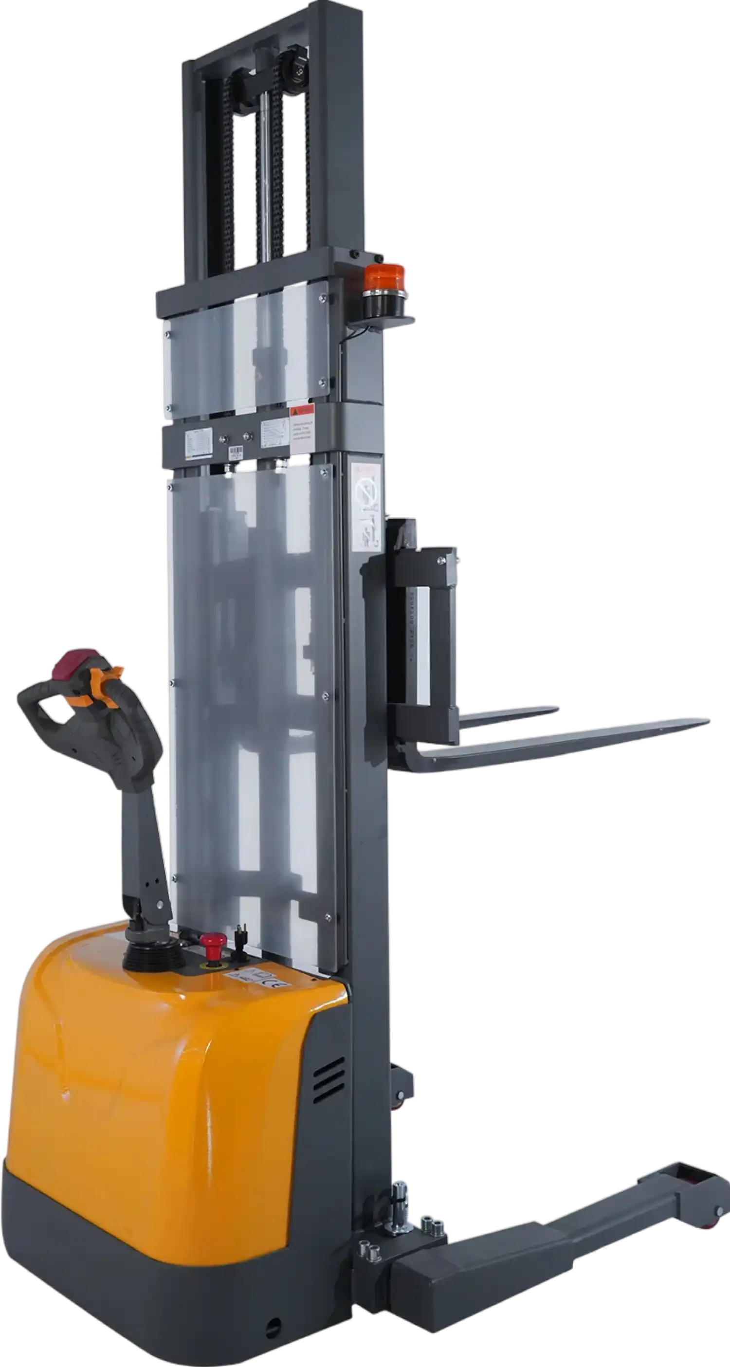 Apollolift A-3050 Powered Forklift Full Electric Walkie Stacker 3,300 Lbs Capacity 98