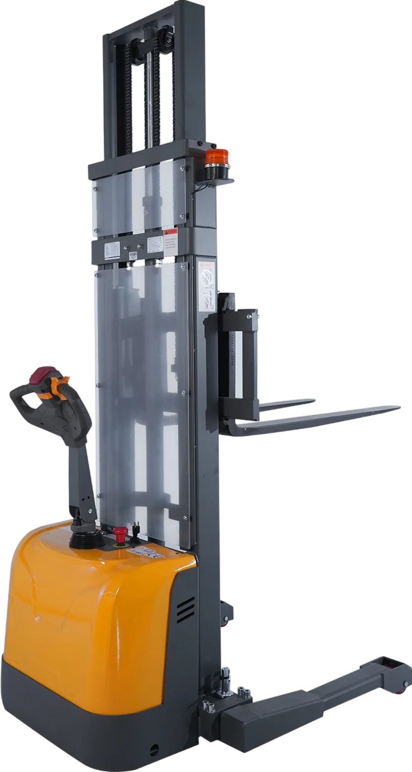 Apollolift A-3047 Full Electric Walkie Stacker w/ Straddle Legs 3,300 Lbs Cap. 118