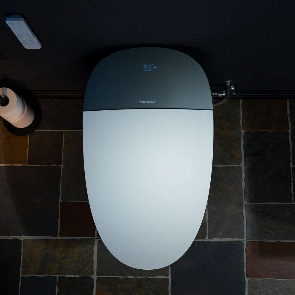 WOODBRIDGE EBT230 Bidet Toilet Smart Auto Open Close Foot Sensor Heated Seat New