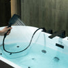 WOODBRIDGE Combination Tub 59 x 31.5 in. Whirlpool and Air Massage Inline Heater with Faucet New