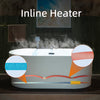 WOODBRIDGE Combination Tub 59 x 31.5 in. Whirlpool and Air Massage Inline Heater with Faucet New