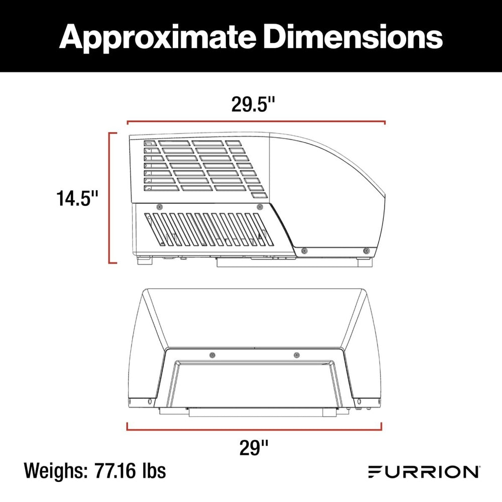 Furrion Chill Cube RV Air Conditioner 18K Variable Speed with Heat Pump Ducted New