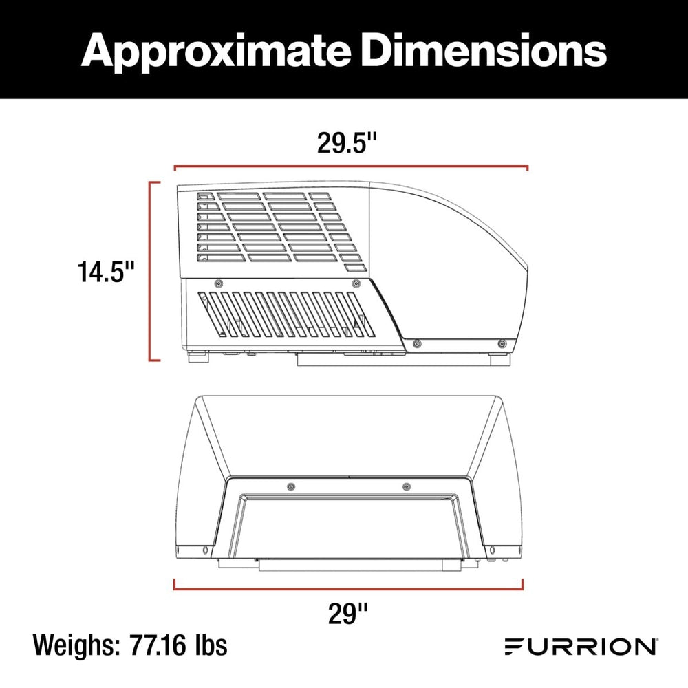 Furrion Chill Cube RV Air Conditioner 18K Variable Speed with Heat Pump Non-Ducted New