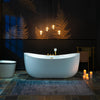 WOODBRIDGE Soaking Combination Tub 72 x 35 in. Whirlpool Air Massage Heated Gold Faucet New