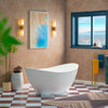 WOODBRIDGE MST0804 Freestanding Bathtub 67" Matte White New
