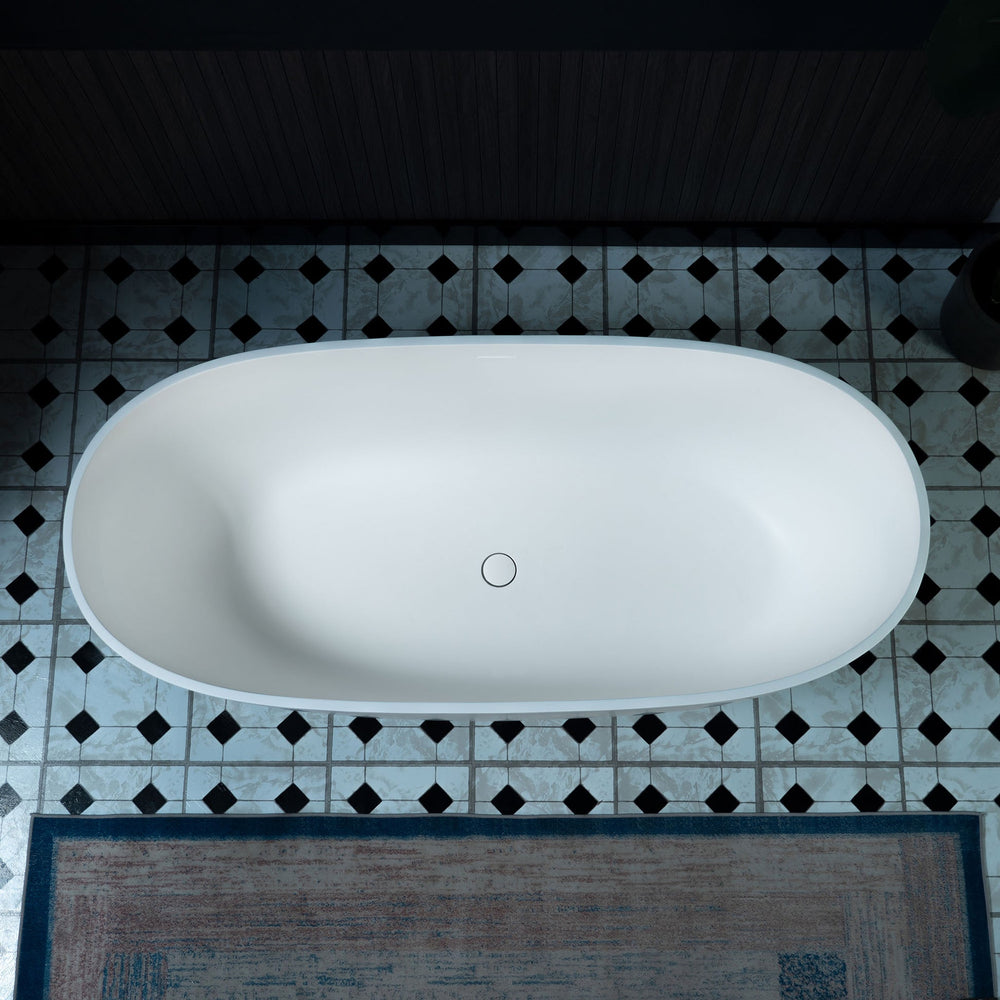 WOODBRIDGE MST0801 Freestanding Bathtub 63" Matte White New